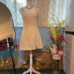 Cider Cream Mini Dress